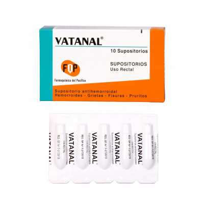 Vatanal x10 supositorios
