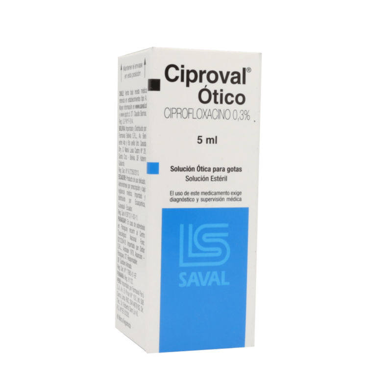 Ciproval 0,3% otico 5ml