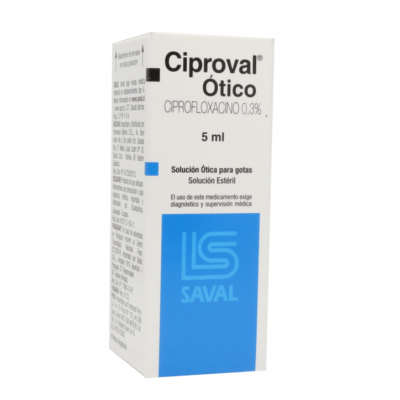 Ciproval 0,3% otico 5ml