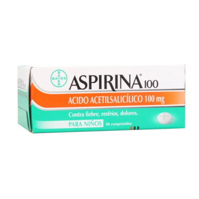 Aspirina Niños 100mg x98com
