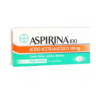 Aspirina Niños 100mg x42com