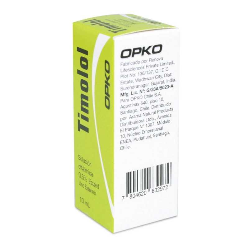 Timolol 0,5% solucion oftalmica x10ml (Opko)