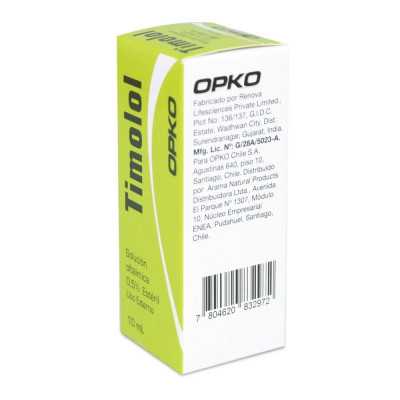 Timolol 0,5% solucion oftalmica x10ml (Opko)
