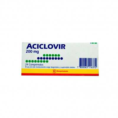 Aciclovir 200mg x24com. (Mintlab)