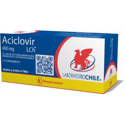 Aciclovir 400mg x35com. (Chile)