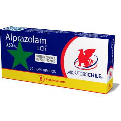 Alprazolam 0,5mg x30com. (Chile)
