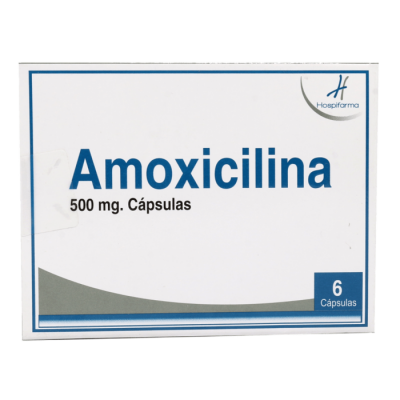 Amoxicilina 500mg x21cap. (Hospifarma)