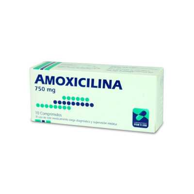 Amoxicilina 750mg x10com. (Mintlab)