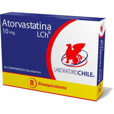 Atorvastatina 10mg x30com. (Chile)
