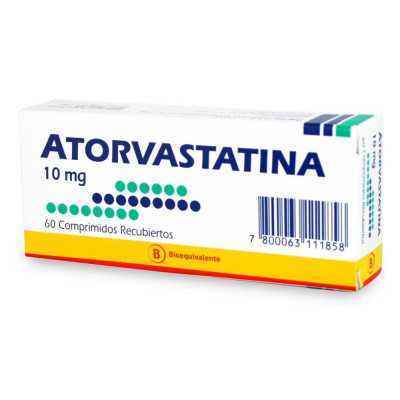 Atorvastatina 10mg x60com. (Mintlab)