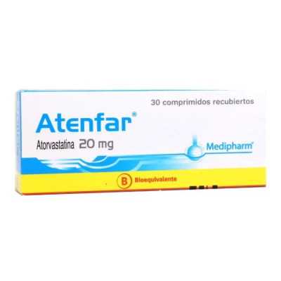 Atenfar 20mg x30com (Medipharm)