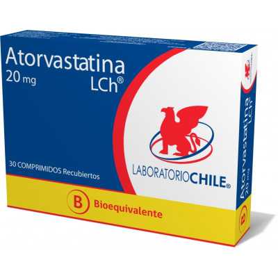 Atorvastatina 20mg x30com. (Chile)