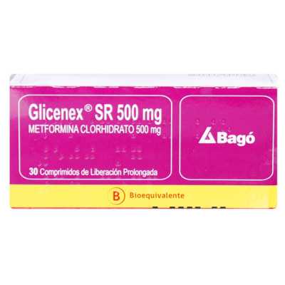 Glicenex SR 500mg x 30com