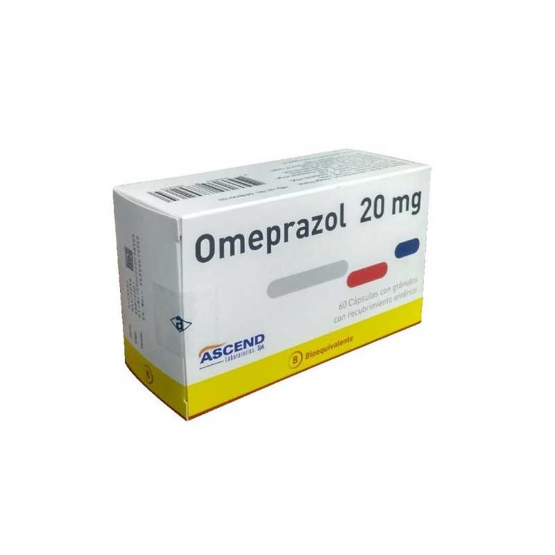 Omeprazol 20mg x60com. (Ascend)