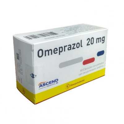 Omeprazol 20mg x60com. (Ascend)