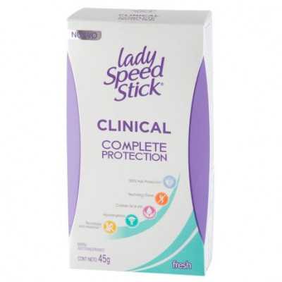 Lady Speed stick clinical desodorante barra fresh 45gr