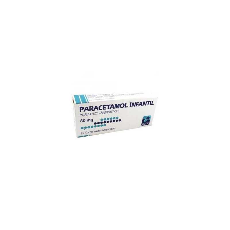 Paracetamol Infantil 80mg x20com. (Mintlab)