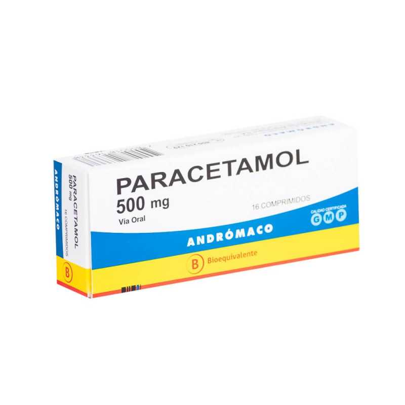Paracetamol 500mg x16com. (Andromaco)