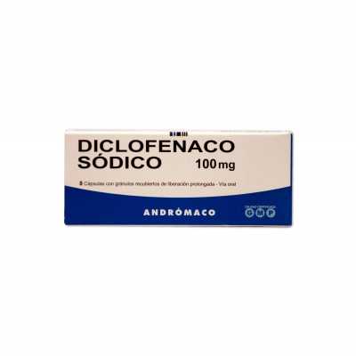 Diclofenaco Retard 100mg x8cap (Andromaco)