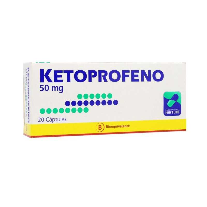 Ketoprofeno 50mg x20cap (Mintlab)
