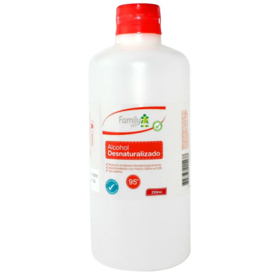 Alcohol Desnaturalizado 95º 250cc (Family Set)
