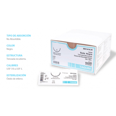 Seda Negra tagum 4/0 ds 25