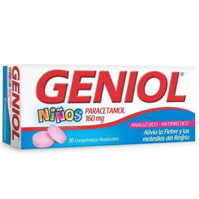 Geniol Niños 160mg x16com