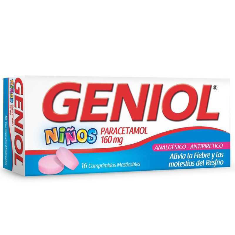 Geniol Niños 160mg x16com