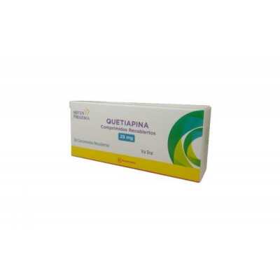 Quetiapina 25mg x30com. (Sevenpharma)
