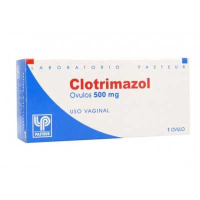 Clotrimazol 500mg x1 Ovulo (Pasteur)
