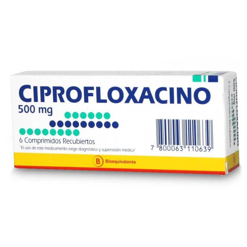 Ciprofloxacino 500mg x6com. (Mintlab)