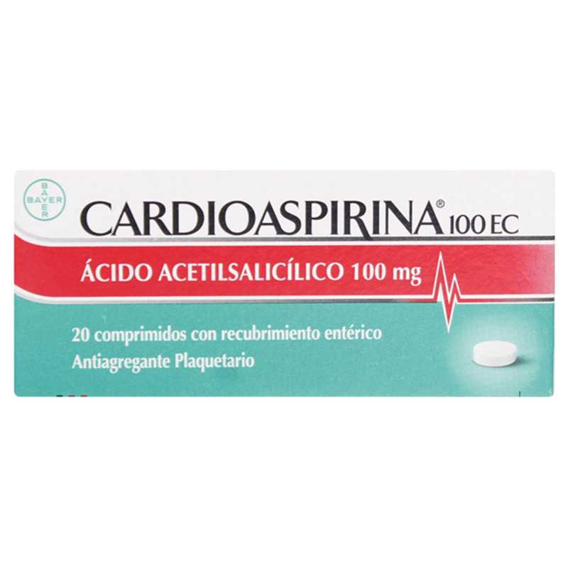 Cardioaspirina Ec 100mg x20tab.