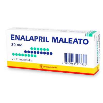 Enalapril 20mg x20com. (Mintlab)