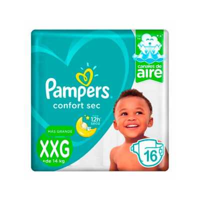 Pampers Confort Sec Talla XXG x16