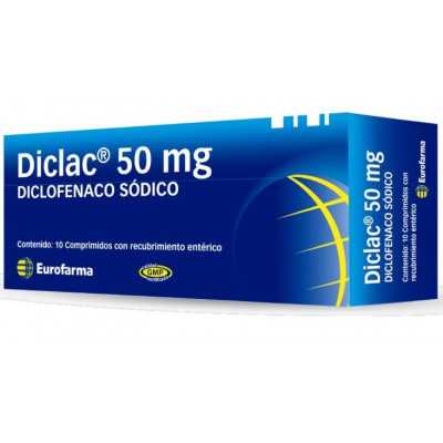 Diclac 50 mg x10com