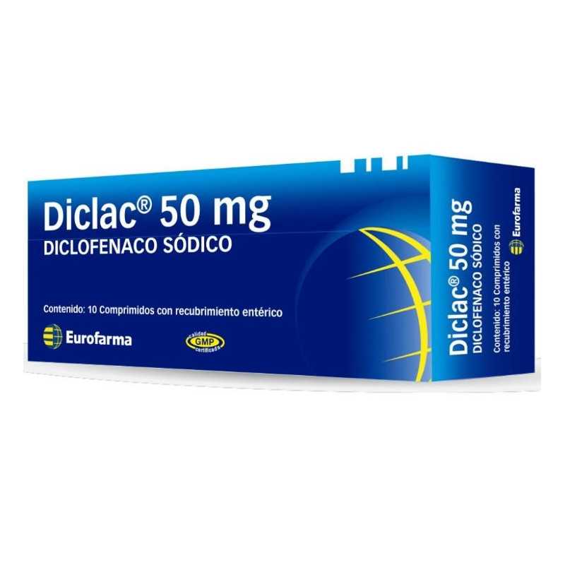 Diclac 50 mg x10com