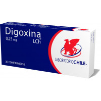 Digoxina 0.25mg x30com. (Chile)