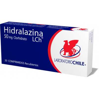 Hidralazina 50mg x20com. (Chile)