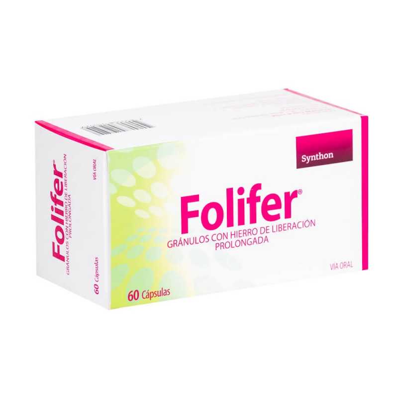 Folifer Capsulas de liberacion prolongada x60