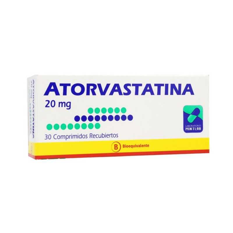 Atorvastatina 20mg x30com. (Mintlab)
