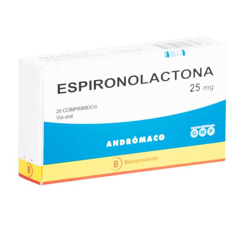 Espironolactona 25mg x20com. (Andromaco)