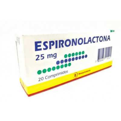 Espironolactona 25mg x20com. (Mintlab)