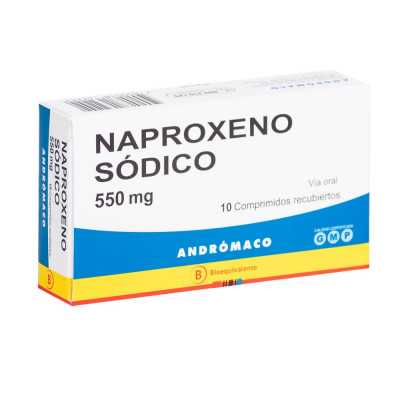 Naproxeno 550mg x10com. (Andromaco)