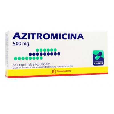 Azitromicina 500mg x6com. (Mintlab)