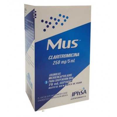 Mus 250mg/5ml solucion oral 70ml