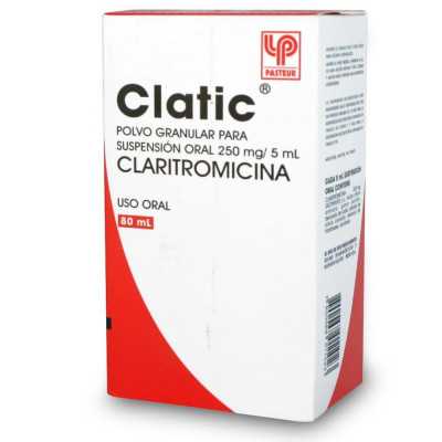 Clatic 250mg/5ml solucion oral 80ml