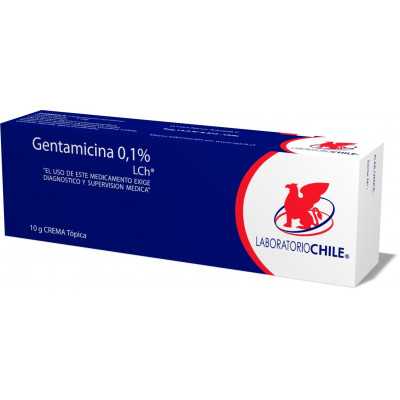 Gentamicina Crema 0.1% x10g (Chile)