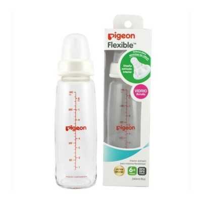 Pigeon Mamadera vidrio estandar 240ml.