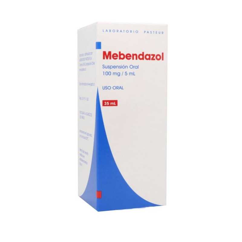 Mebendazol Suspensión Oral 100mg/5ml x35ml (Pasteur)