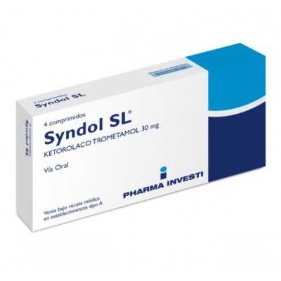 Syndol SL sublingual 30mg x4com.